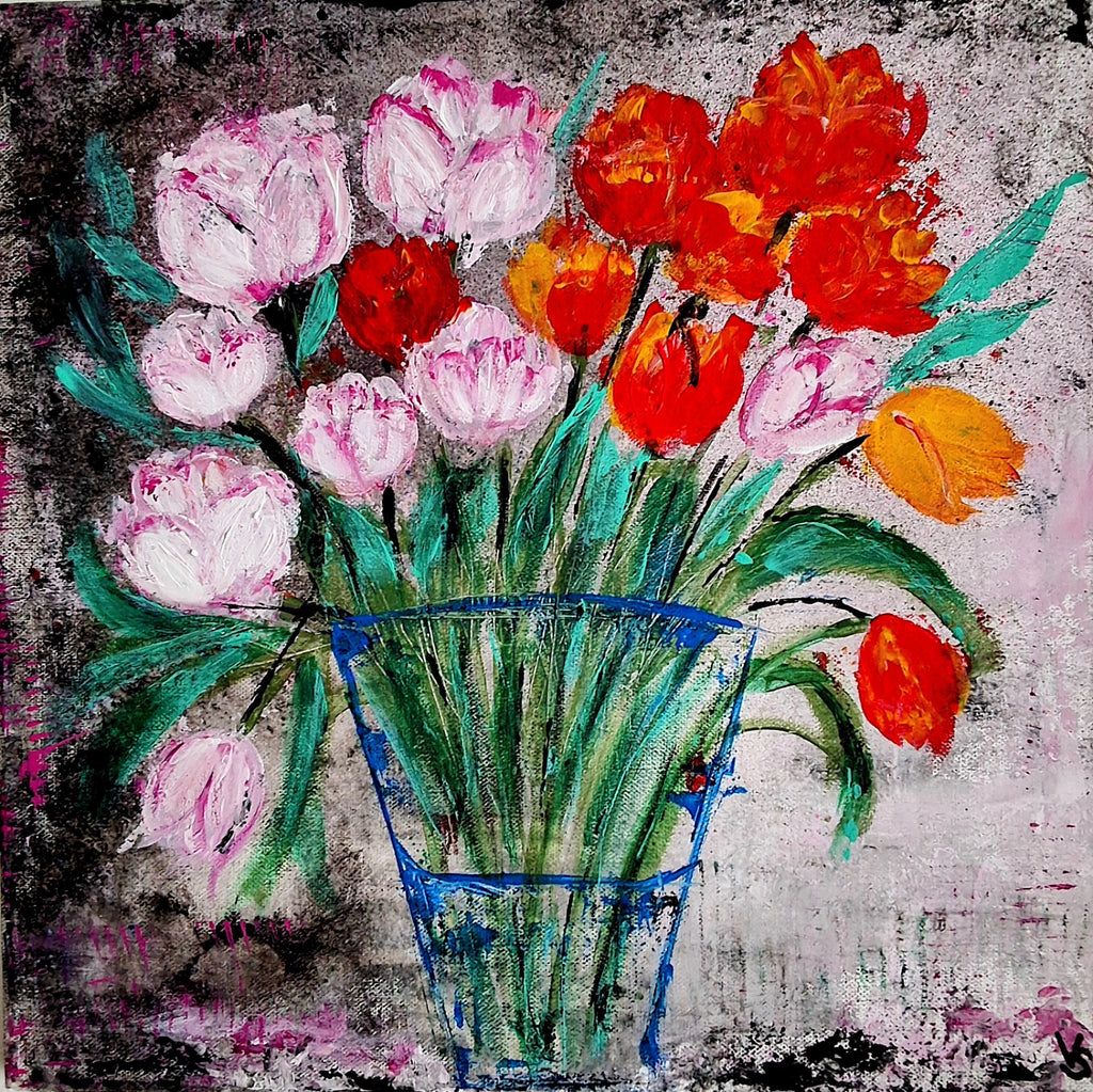 Violetta Stolarczyk - Tulpen in Zwielicht