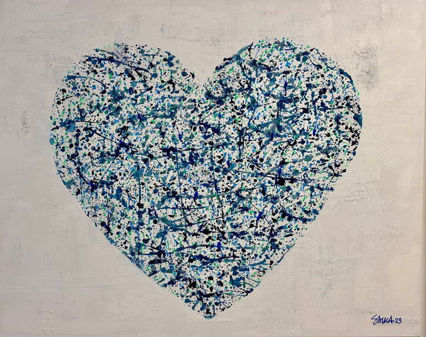 SMKA.art - Heart blue