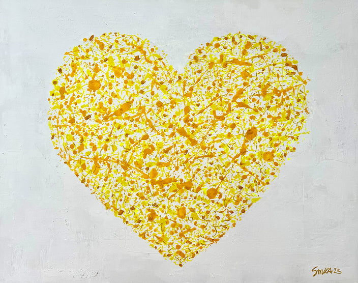 SMKA.art - Heart yellow