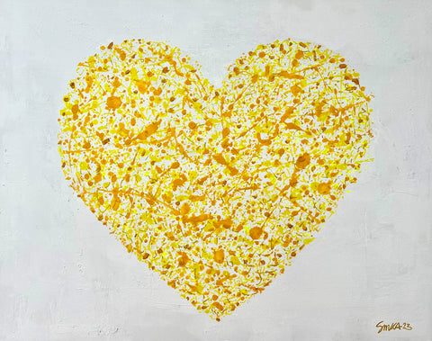 SMKA.art - Heart yellow