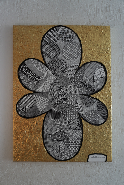 Eveline Rutschmann - Blume in Gold