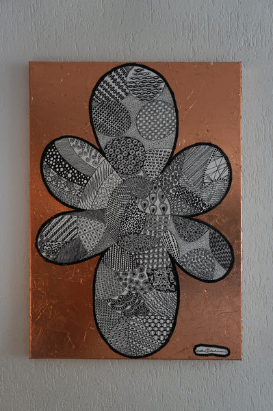 Eveline Rutschmann - Blume in Bronze