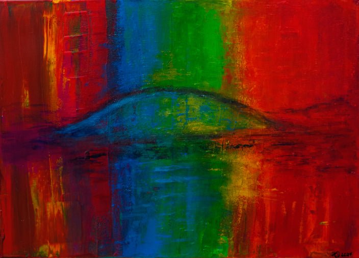 Hannelore Drees-Kiefhaber - Brücke im Regenbogen