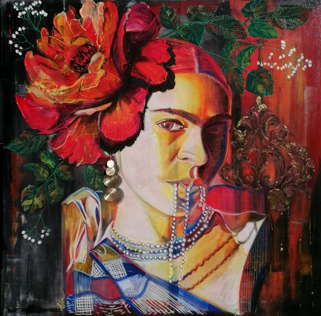 Ela Zollmann - Frida Kahlo - Rose