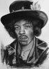 Melanie Danial - Timeless legend, Jimi in monochrome