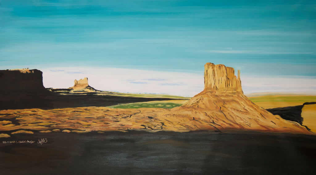 Claudia Lüthi alias Abdelghafar - Monument Valley Panorama