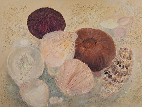 Karin Reuter - Muscheln am Strand