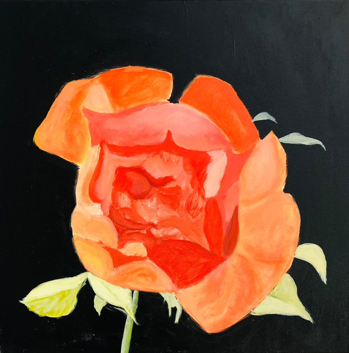 Ute Hansen-Souam - Rose in Lachs