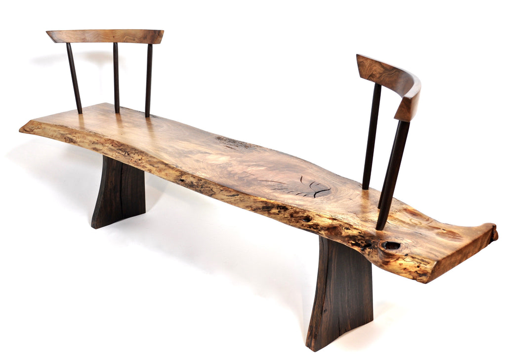 Jörg Pietschmann - Bench · Walnut, Bog Oak, Smoked Oak · B1054